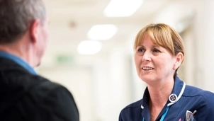 Healthcare professional woman nurse