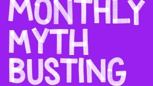 Poster that monthly myth busting