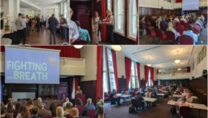 People taking part in a conference