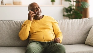 Man talking on the phone