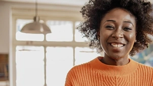 Smiling lady